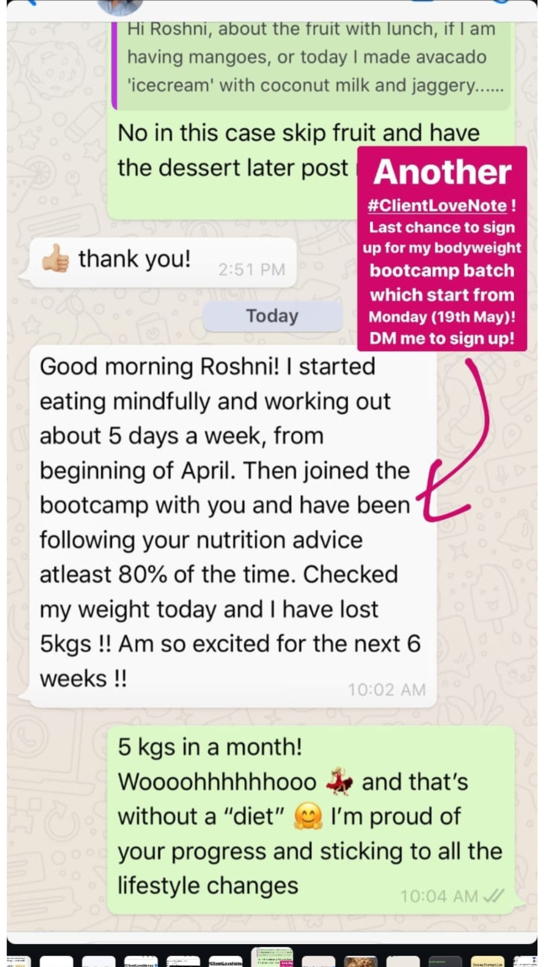 Client message 3