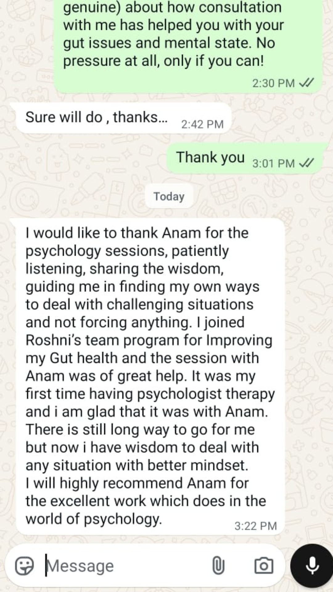 Client message 4