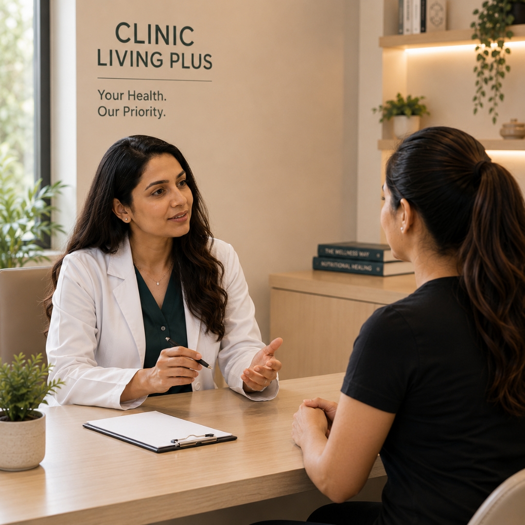 Doctor following up with a patient