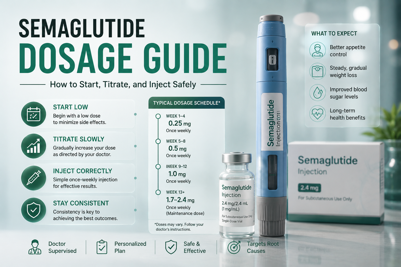 Semaglutide dosage schedule